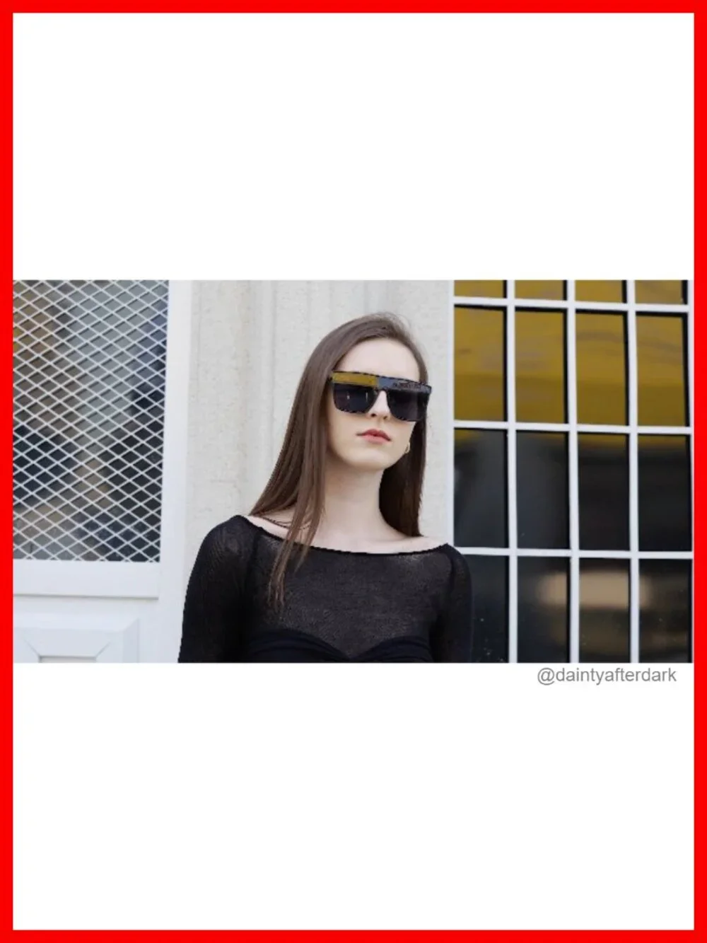 Oversized Square Shield Sunglasses UV Protection Plastic Frame Unisex Retro